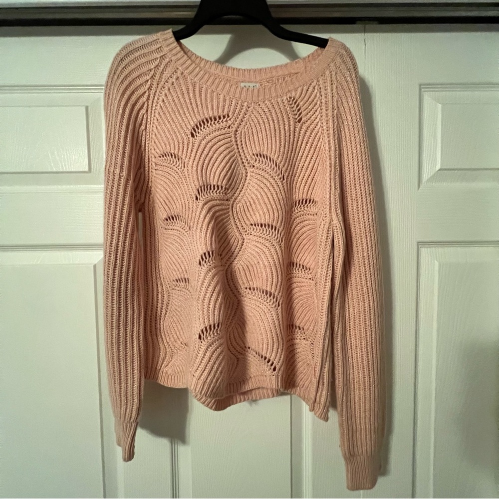 Women's Pink Knit Sweater